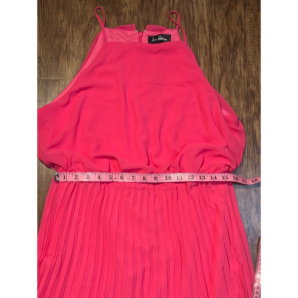 NWT‎ Sam Edelman Pink Smock Pleated Dress Pretty Pink Cocktail Party Bold Girly - Picture 3 of 7